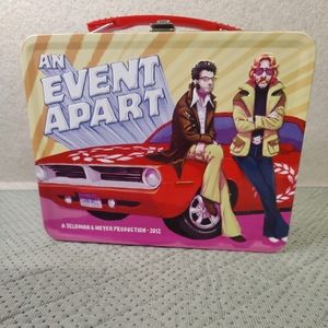 AN EVENT APART - STARSKY & HUTCH - ZELDMAN & MEYER 2012 - METAL LUNCH BOX
